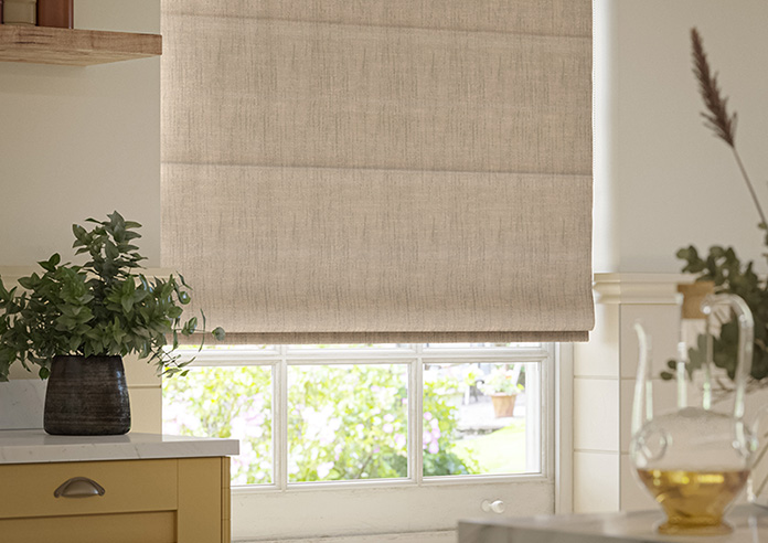 Rhea, Ochre - Twist&Fit Roman Blind - Image 5